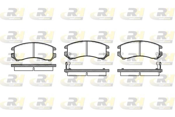 set placute frana,frana disc - ROADHOUSE