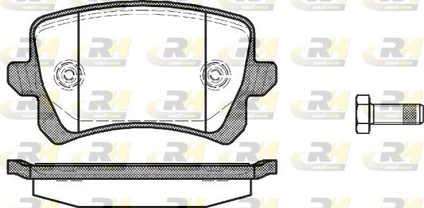 set placute frana,frana disc - ROADHOUSE