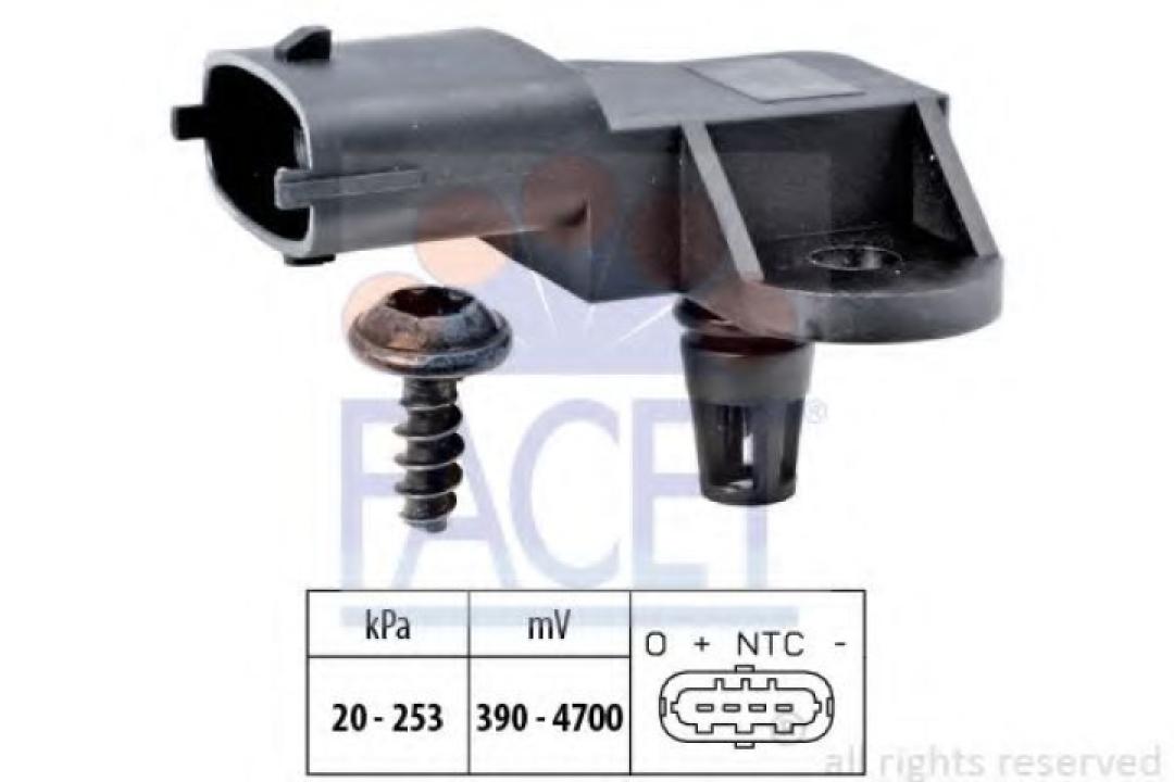 senzor presiune aer; Senzor, presiune galerie admisie