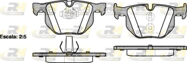 set placute frana,frana disc - ROADHOUSE
