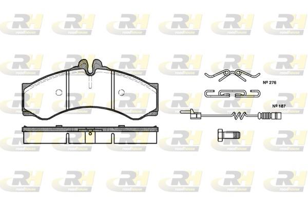 set placute frana,frana disc - ROADHOUSE
