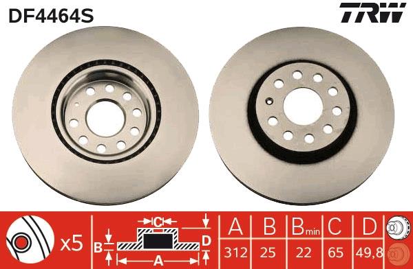 Disc frana - TRW