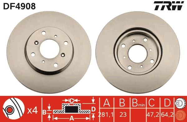 Disc frana - TRW