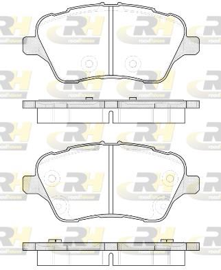 set placute frana,frana disc - ROADHOUSE