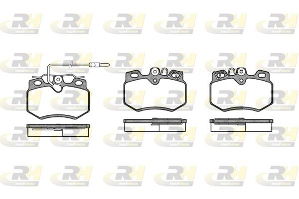 set placute frana,frana disc - ROADHOUSE