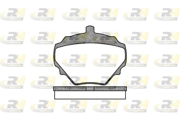 set placute frana,frana disc - ROADHOUSE