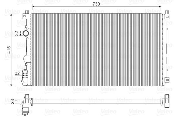 Radiator, racire motor - VALEO