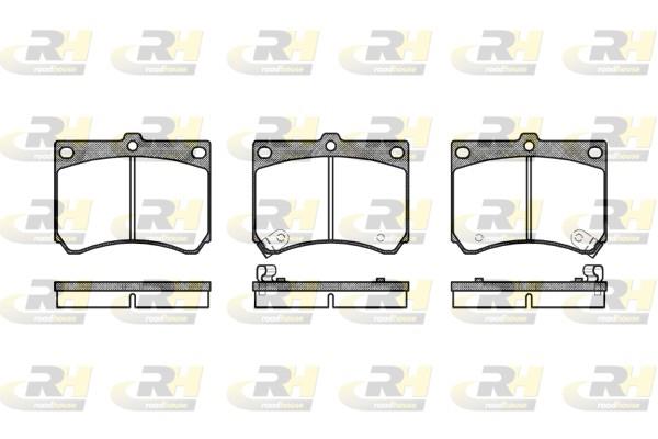 set placute frana,frana disc - ROADHOUSE