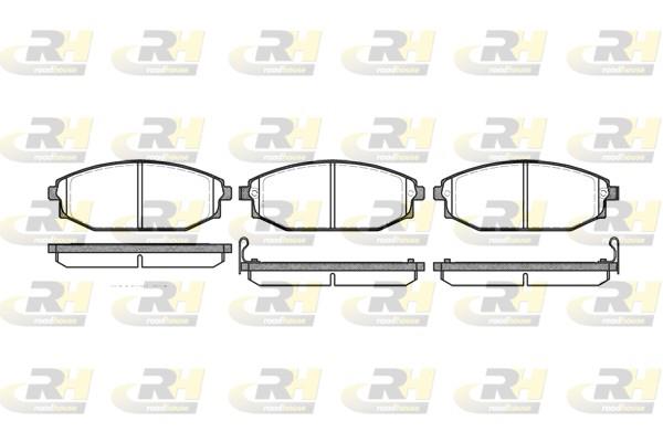 set placute frana,frana disc - ROADHOUSE