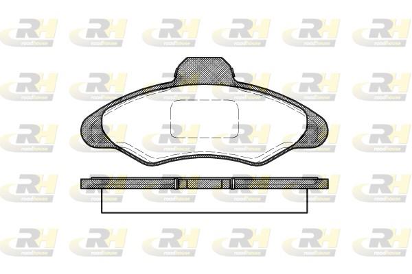 set placute frana,frana disc - ROADHOUSE