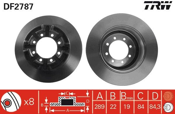 Disc frana - TRW