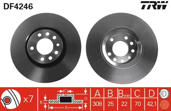 Disc frana - TRW