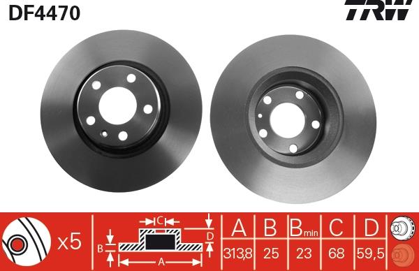 Disc frana - TRW