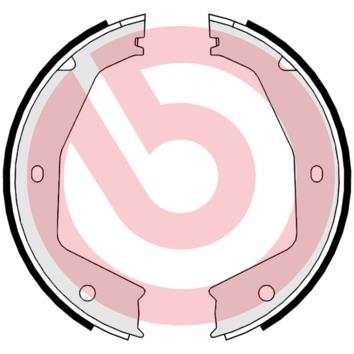 Set saboti frana, frana de mana - BREMBO