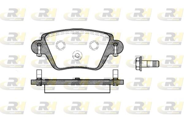set placute frana,frana disc - ROADHOUSE