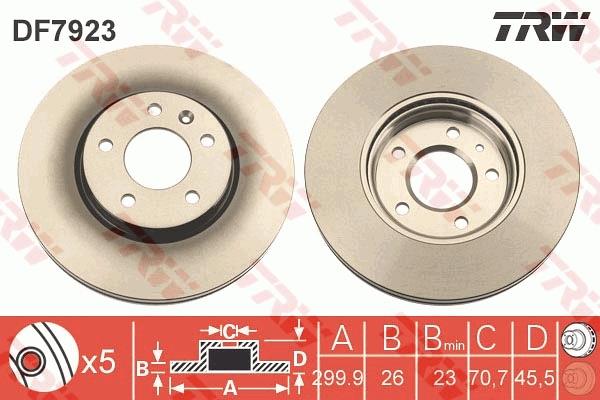 Disc frana - TRW