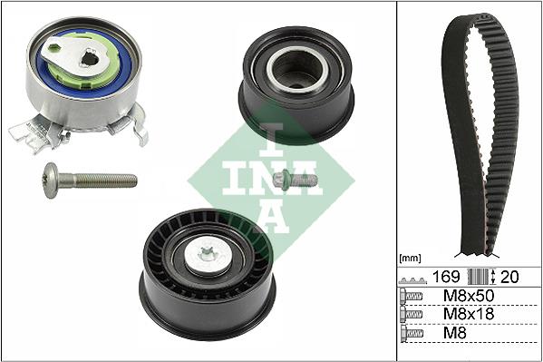 Set curea de distributie - INA