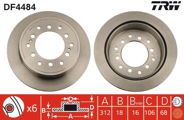 Disc frana - TRW