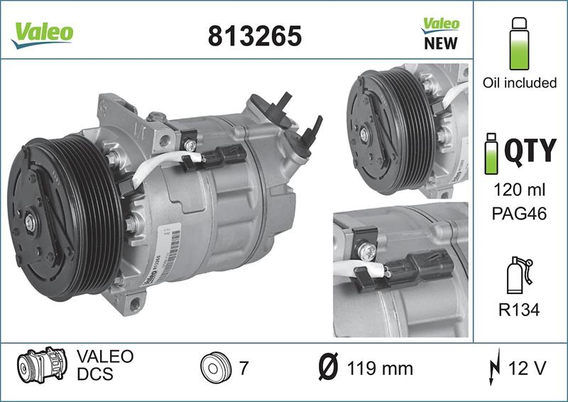 Compresor, climatizare - VALEO