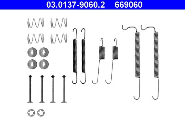 Set accesorii, sabot de frana - ATE