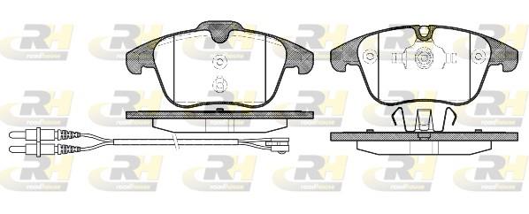 set placute frana,frana disc - ROADHOUSE