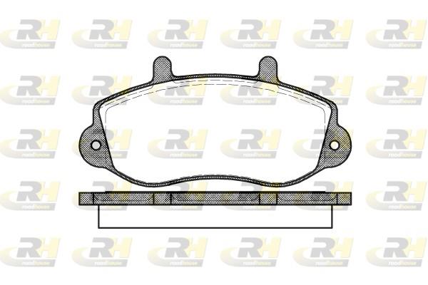 set placute frana,frana disc - ROADHOUSE