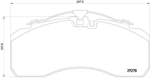 set placute frana,frana disc - TEXTAR