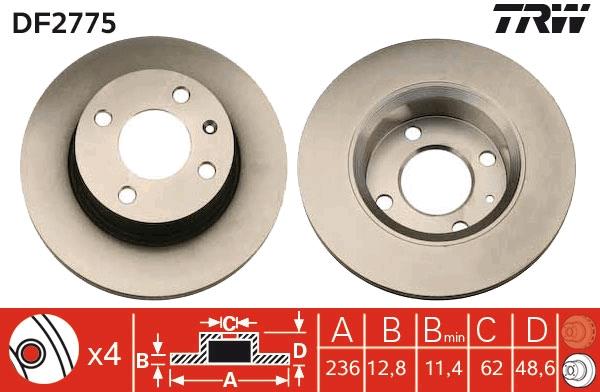 Disc frana - TRW