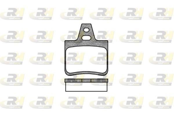 set placute frana,frana disc - ROADHOUSE