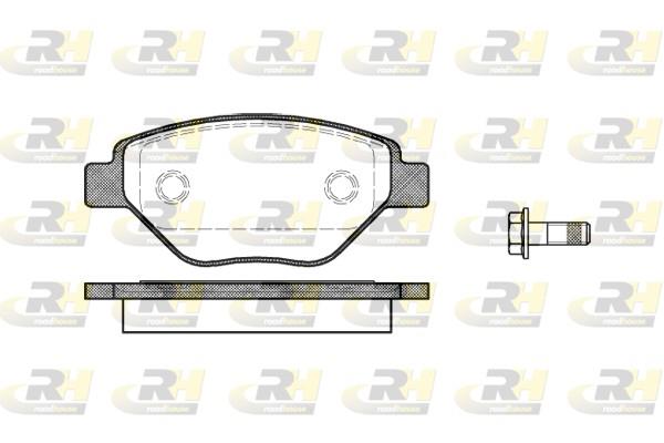 set placute frana,frana disc - ROADHOUSE
