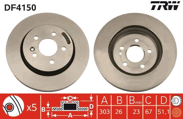 Disc frana - TRW