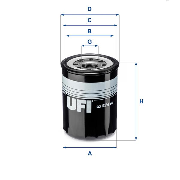 Filtru ulei - UFI