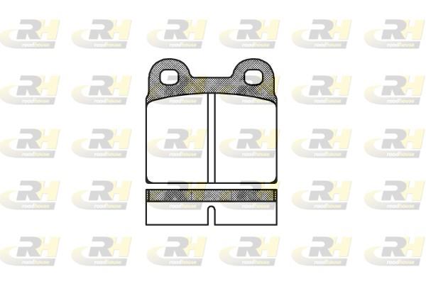 set placute frana,frana disc - ROADHOUSE