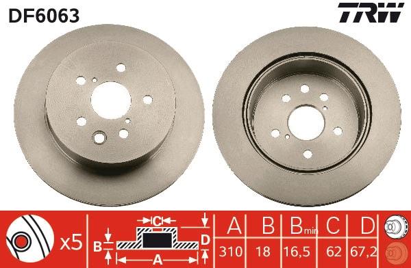 Disc frana - TRW