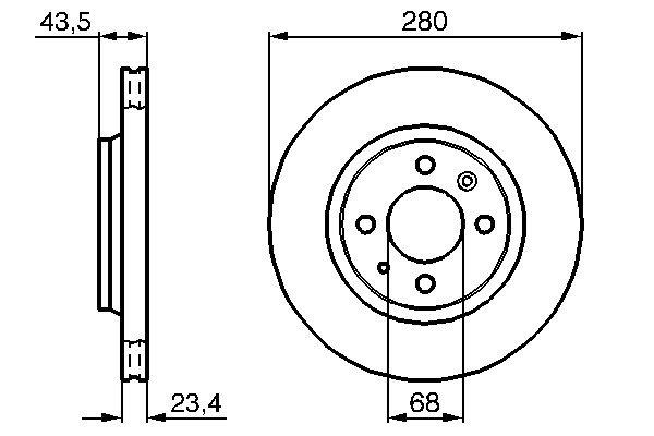 Disc frana - BOSCH