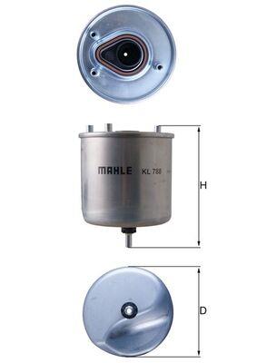 filtru combustibil - KNECHT