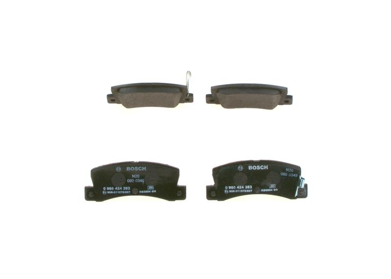 set placute frana,frana disc - BOSCH