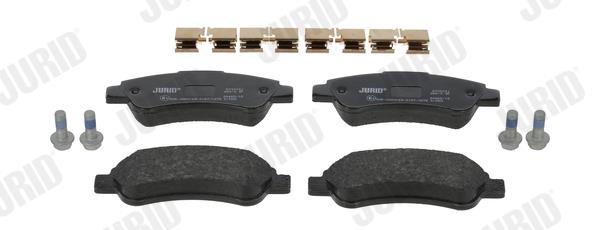 set placute frana,frana disc - JURID