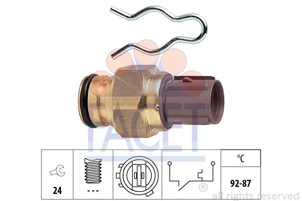 Comutator temperatura, ventilator radiator - FACET