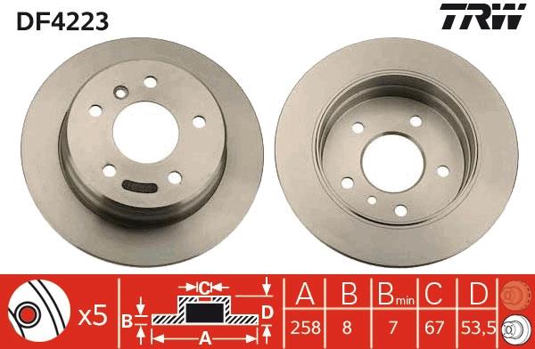 Disc frana - TRW