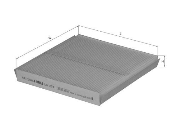 Filtru, aer habitaclu - KNECHT