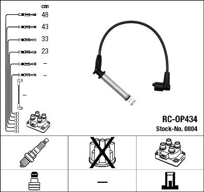 Set cablaj aprinder - NGK