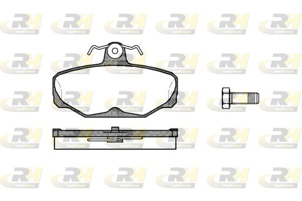 set placute frana,frana disc - ROADHOUSE