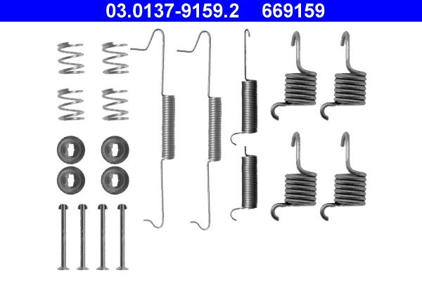 Set accesorii, sabot de frana - ATE