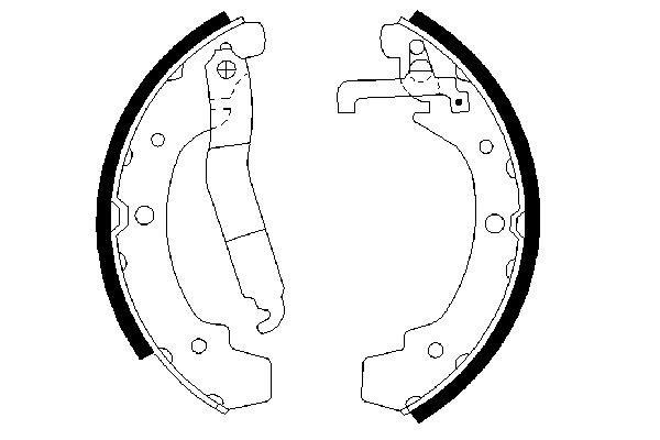 Set saboti frana - BOSCH