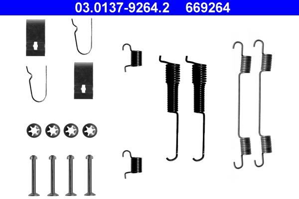 Set accesorii, sabot de frana - ATE