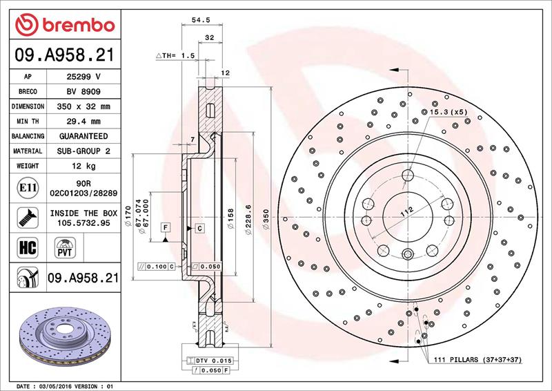 Disc frana - BREMBO