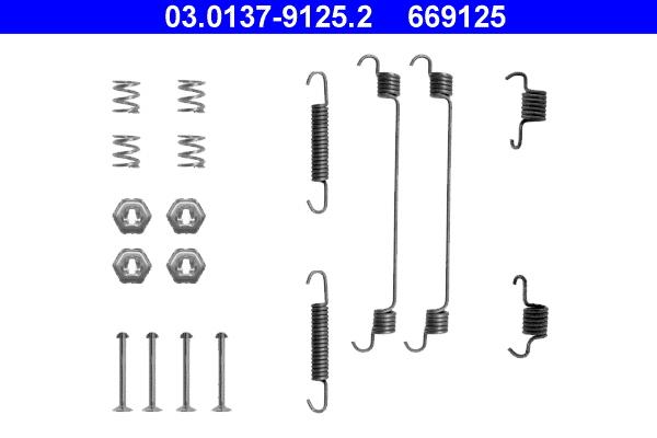 Set accesorii, sabot de frana - ATE