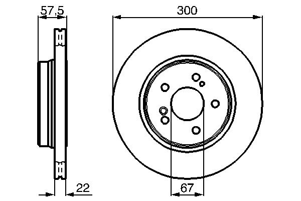 Disc frana - BOSCH