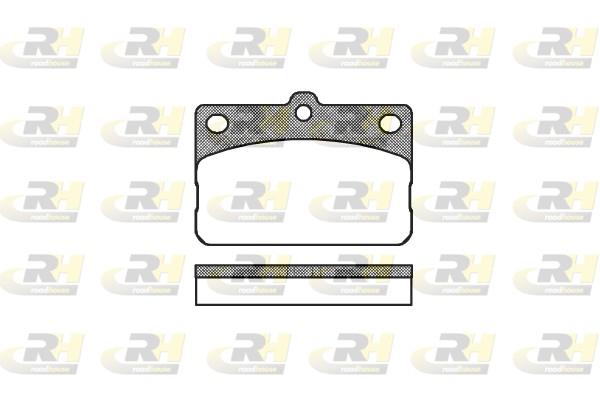 set placute frana,frana disc - ROADHOUSE